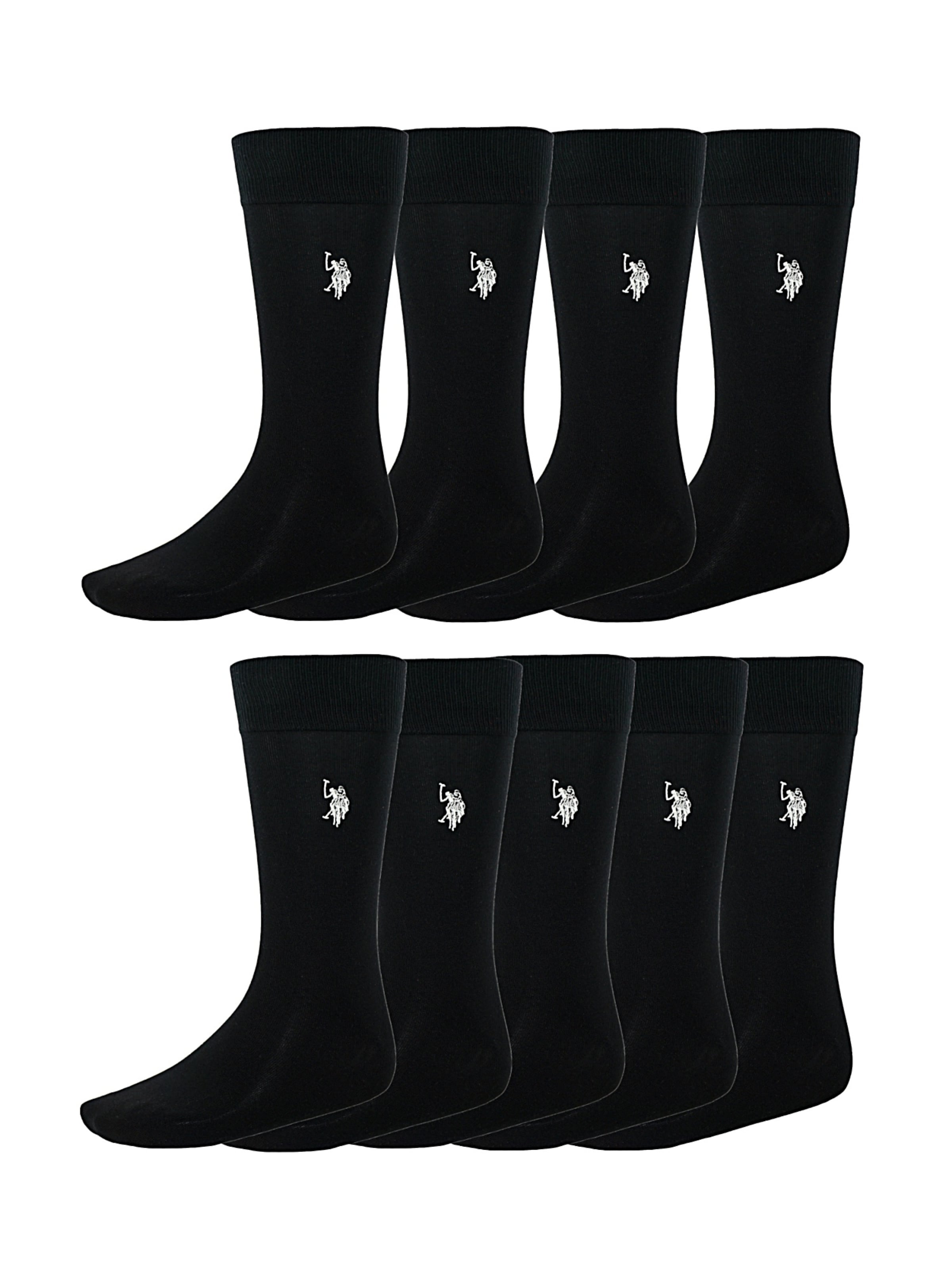 Calzino 'Business' U.S. POLO ASSN. di colore nero / bianco, Visualizzazione prodotti