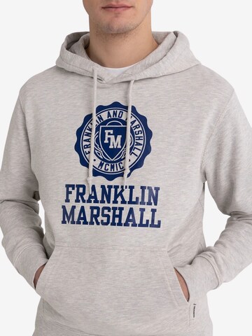 FRANKLIN & MARSHALL Sweatshirt in Grau
