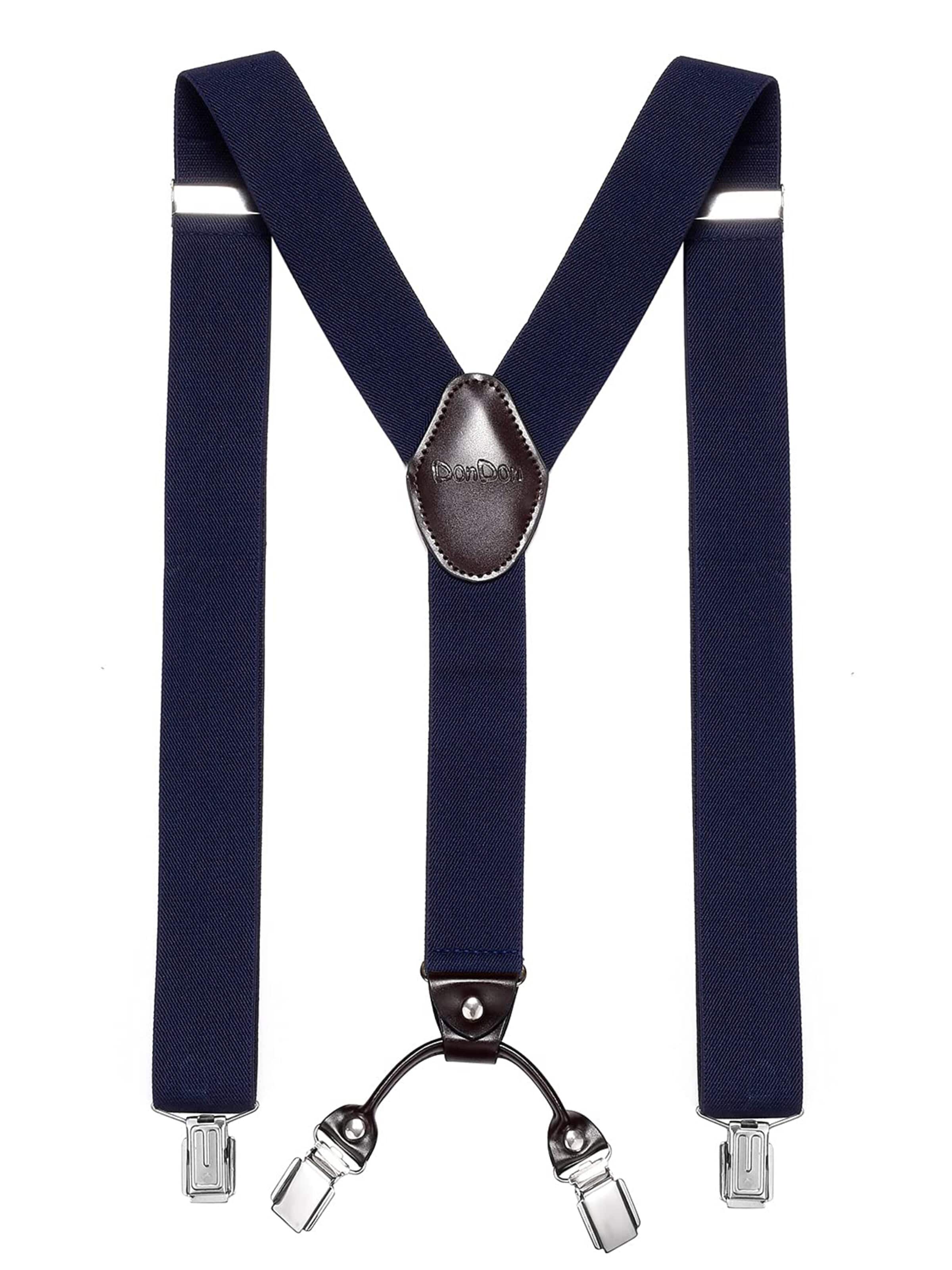 DonDon Suspenders in XS-XL in Navy, Item view