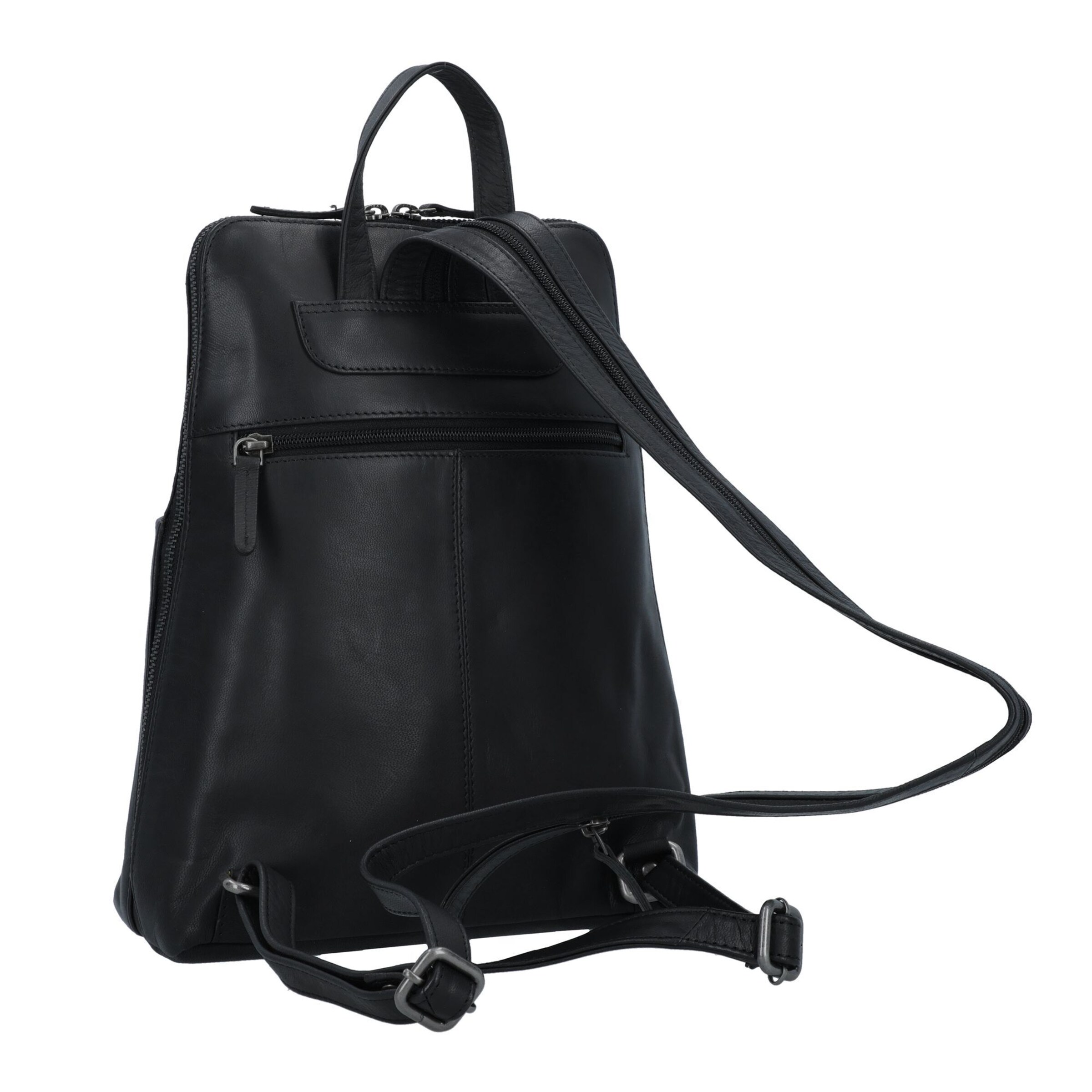 GREENBURRY Rucksack 'Fiorentina City' in Schwarz