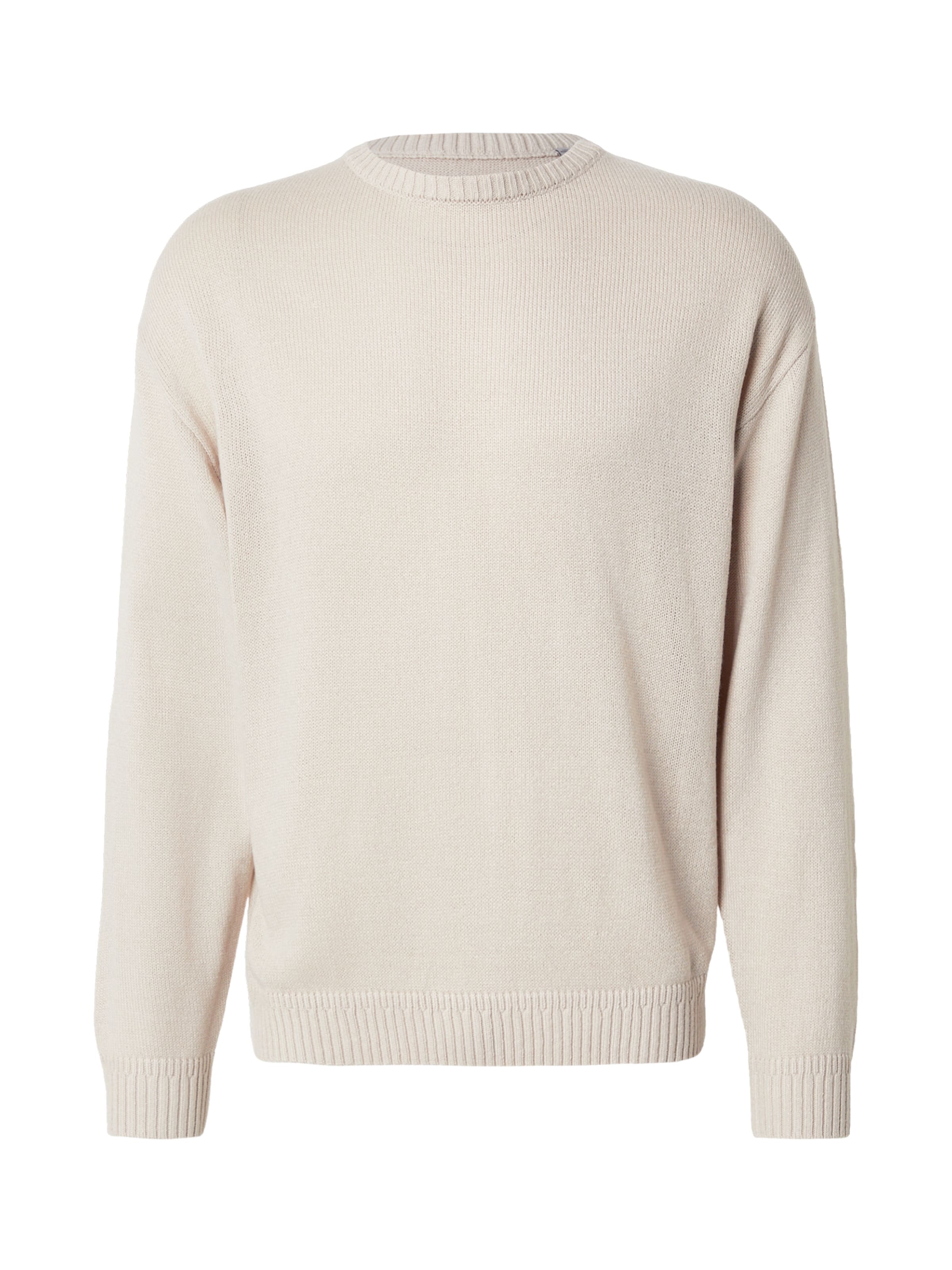 JJ Rebel Sweter 'JREBJEFF' w kolorze beżowy: przód