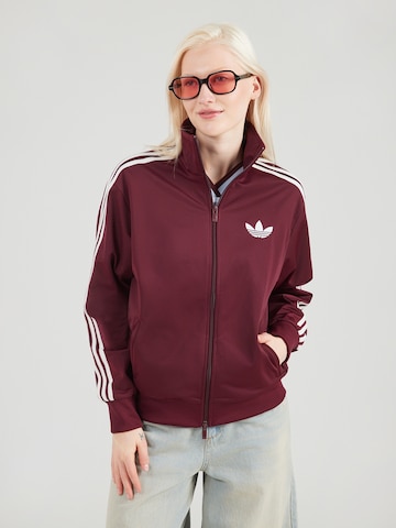 ADIDAS ORIGINALS Sweatvest 'FB' in Rood: voorkant