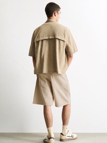 Loosefit Pantaloni di Pull&Bear in beige