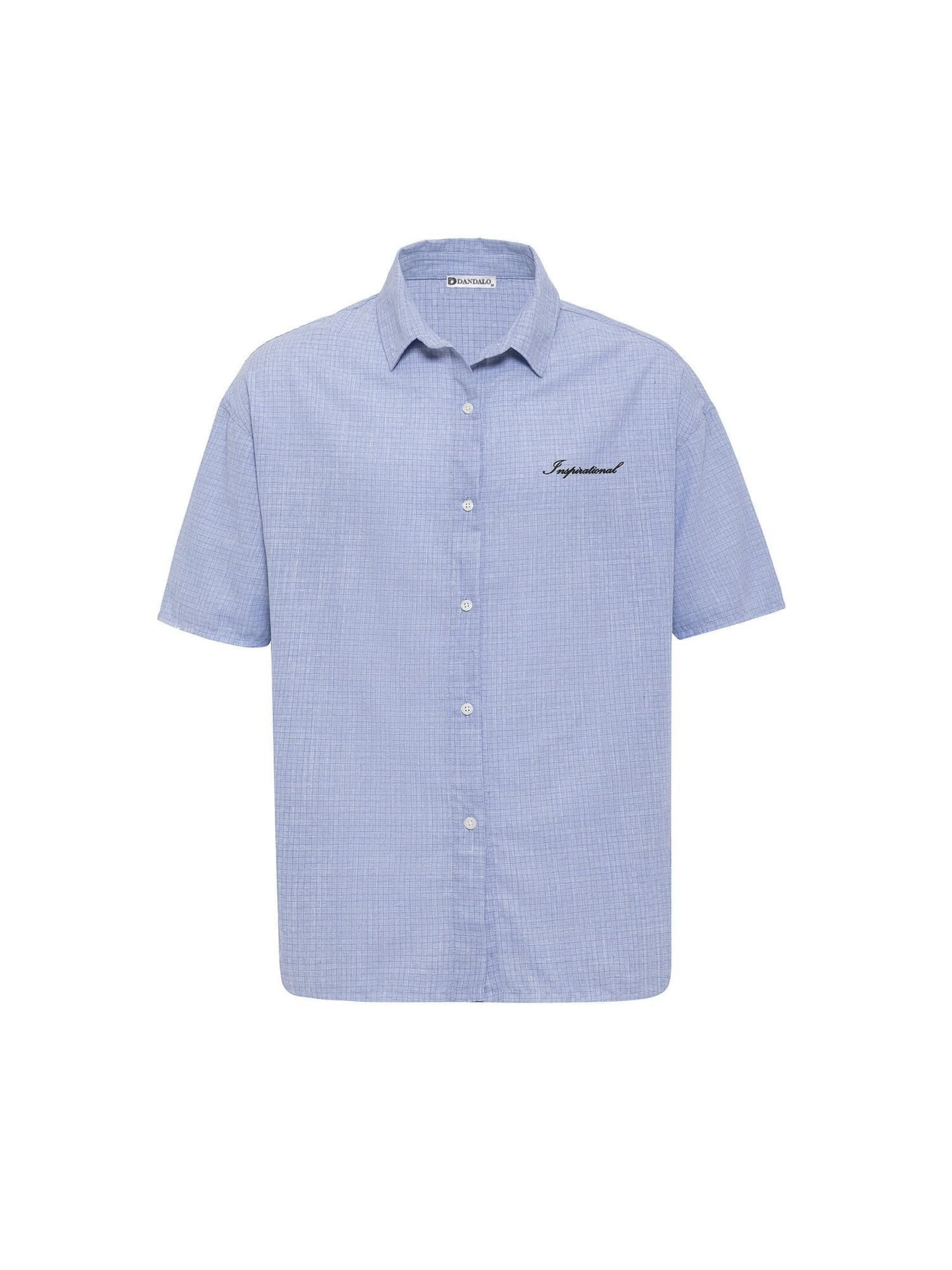 Dandalo Comfort Fit Hemd in Blau: Vorderseite