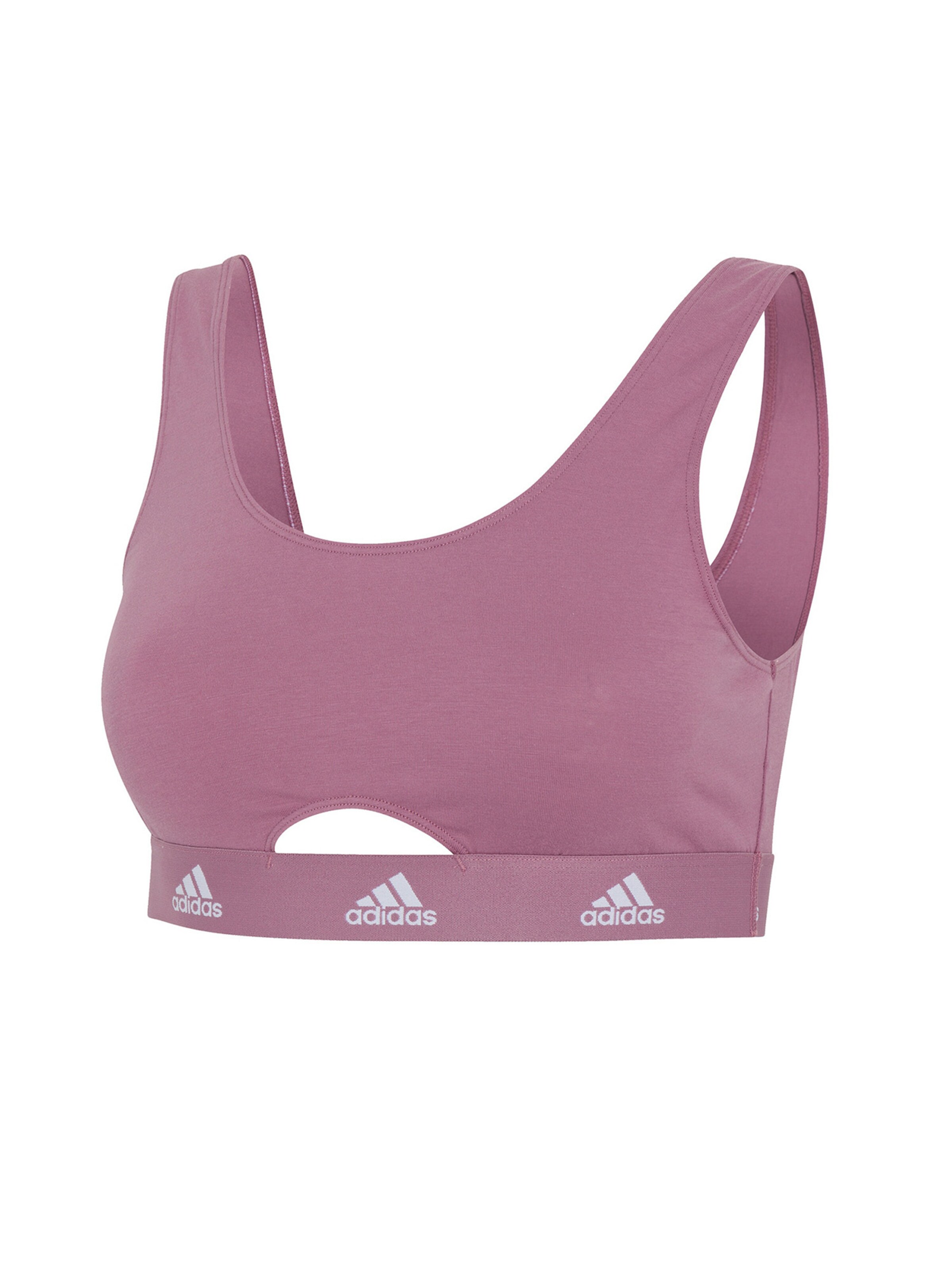 Soutien-gorge de sport 'SCOOP BRALETTE' ADIDAS SPORTSWEAR en rose : devant