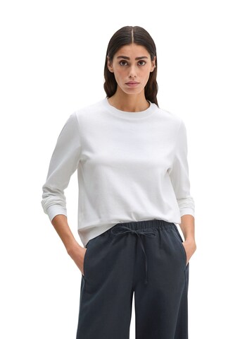 Marc O'Polo Shirt in Wit: voorkant