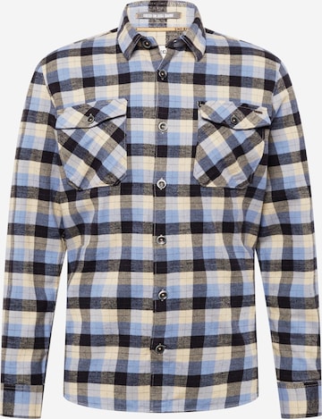 No Excess Regular fit Button Up Shirt in Mixed colors: front