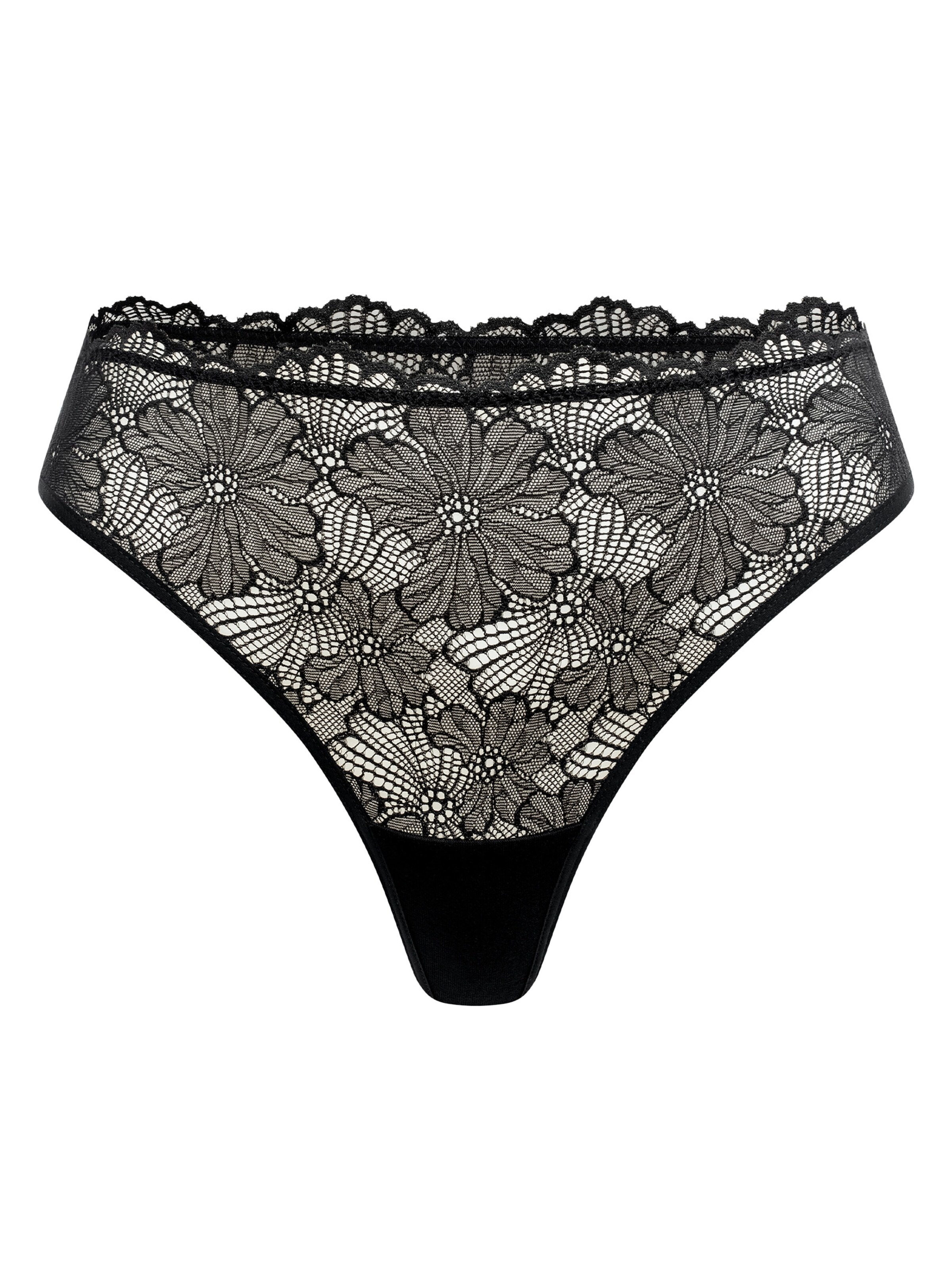 Erlich Textil - Tanga em preto: frente