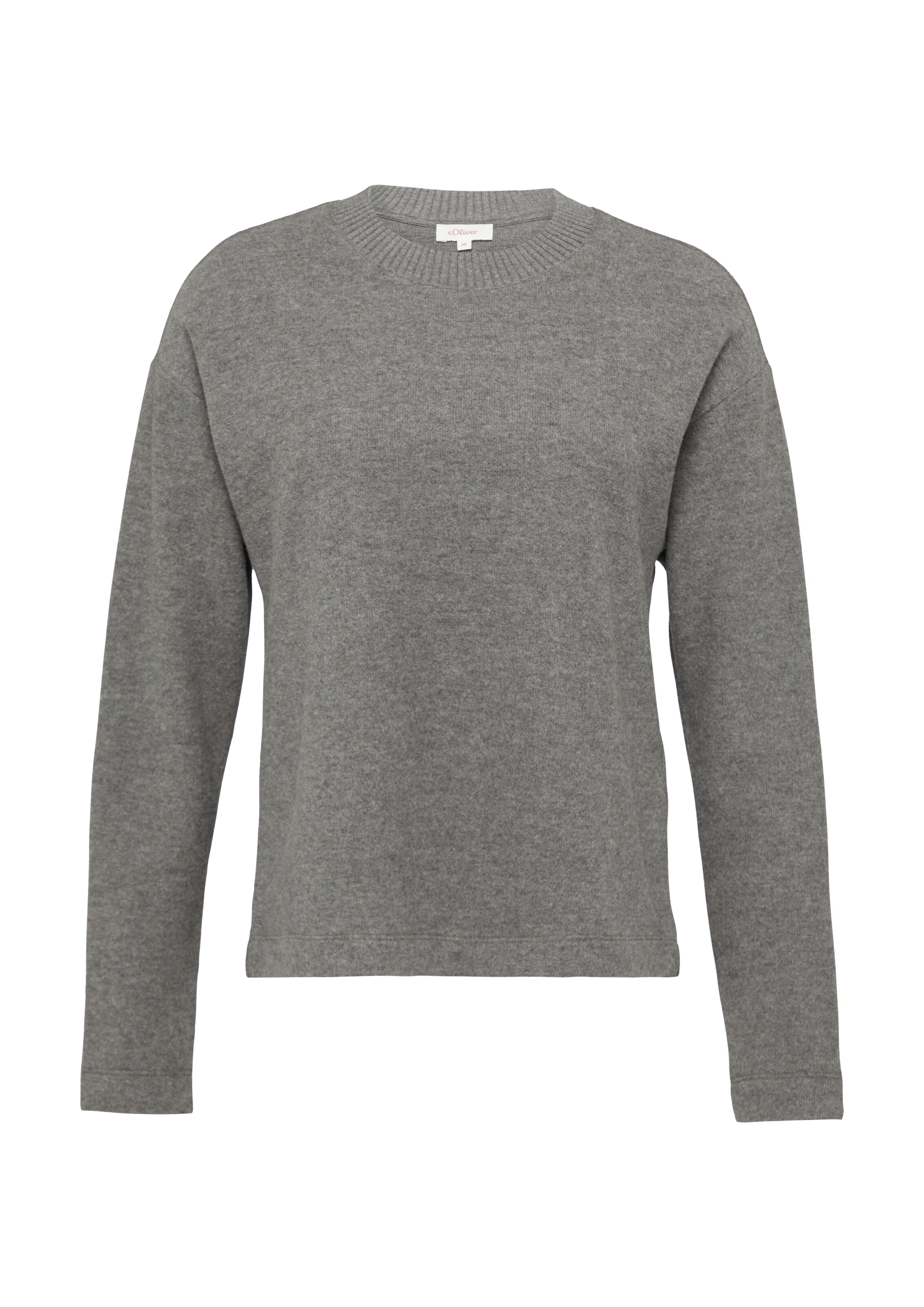 Sweat-shirt s.Oliver en gris : devant