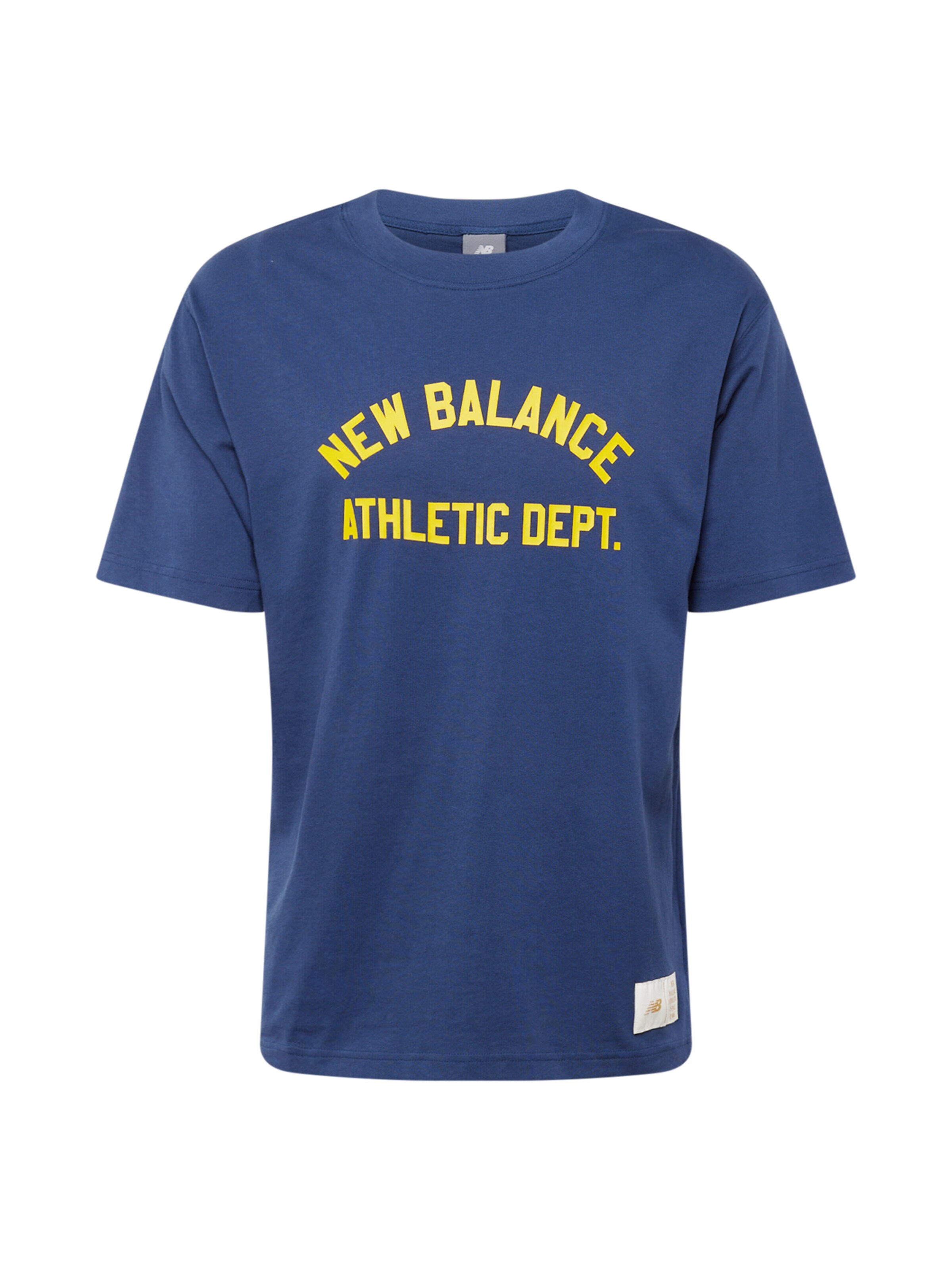 new balance T-Shirt in Blau: Vorderseite