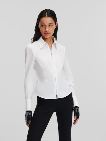 Karl Lagerfeld Blouse in White: front