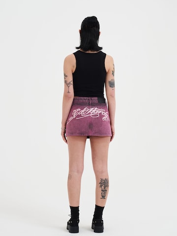 Jupe Ed Hardy en violet