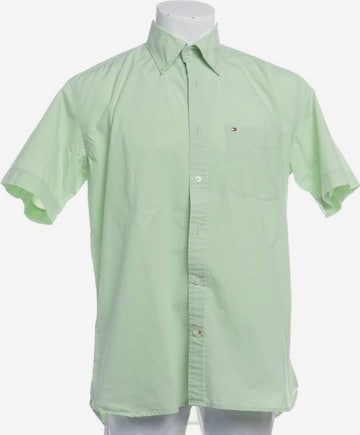TOMMY HILFIGER Button Up Shirt in M in Green: front