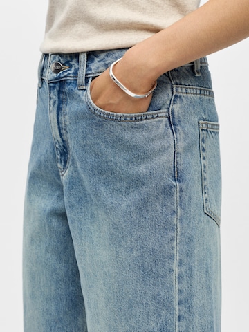 OBJECT Barrel Jeans 'OBJMIU ZOE' in Blau