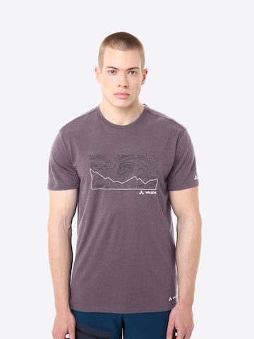VAUDE Shirt 'Tekoa' in Purple: front