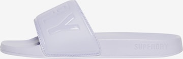 Superdry Badeschuh in Lila: Vorderseite
