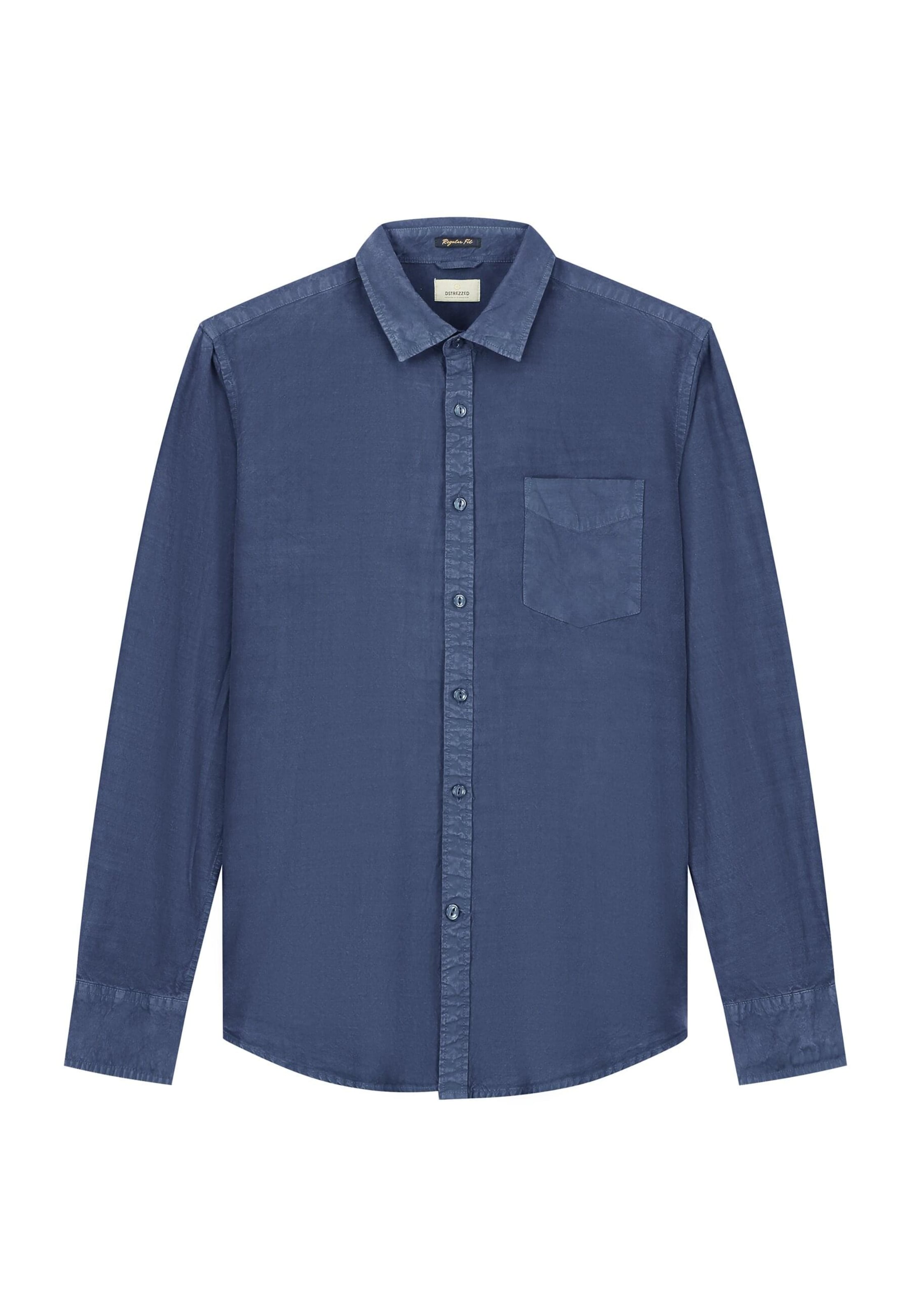 Regular fit Camicia 'Lamont' di Dstrezzed in blu: frontale
