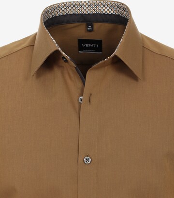 VENTI Slim fit Business Shirt in Yellow