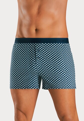 s.Oliver Boxer shorts 'Weiter' in Blue