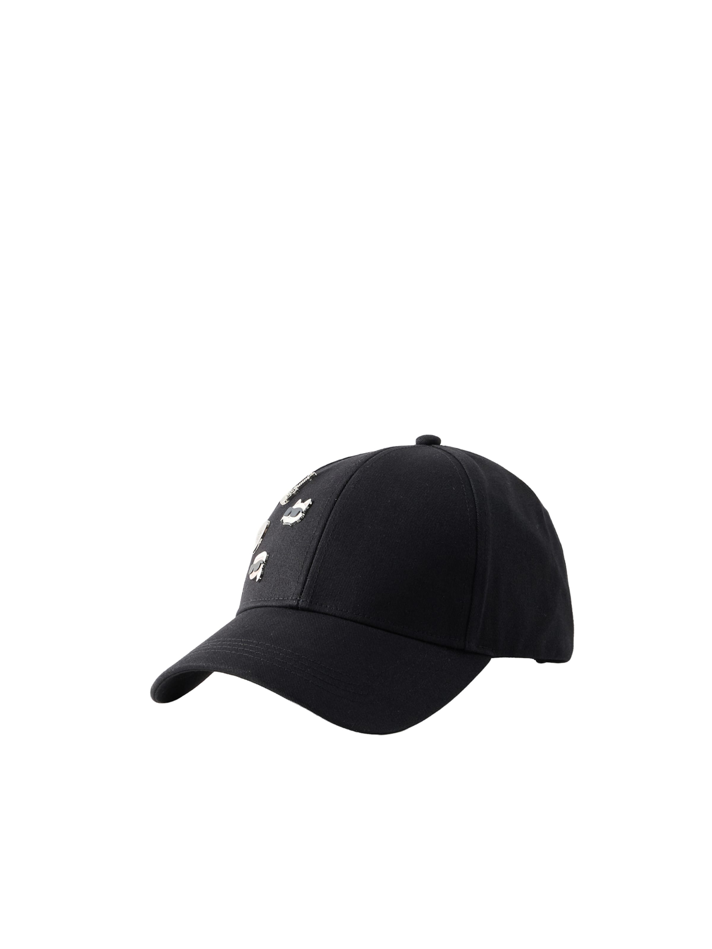 Karl Lagerfeld Cap in Black: front