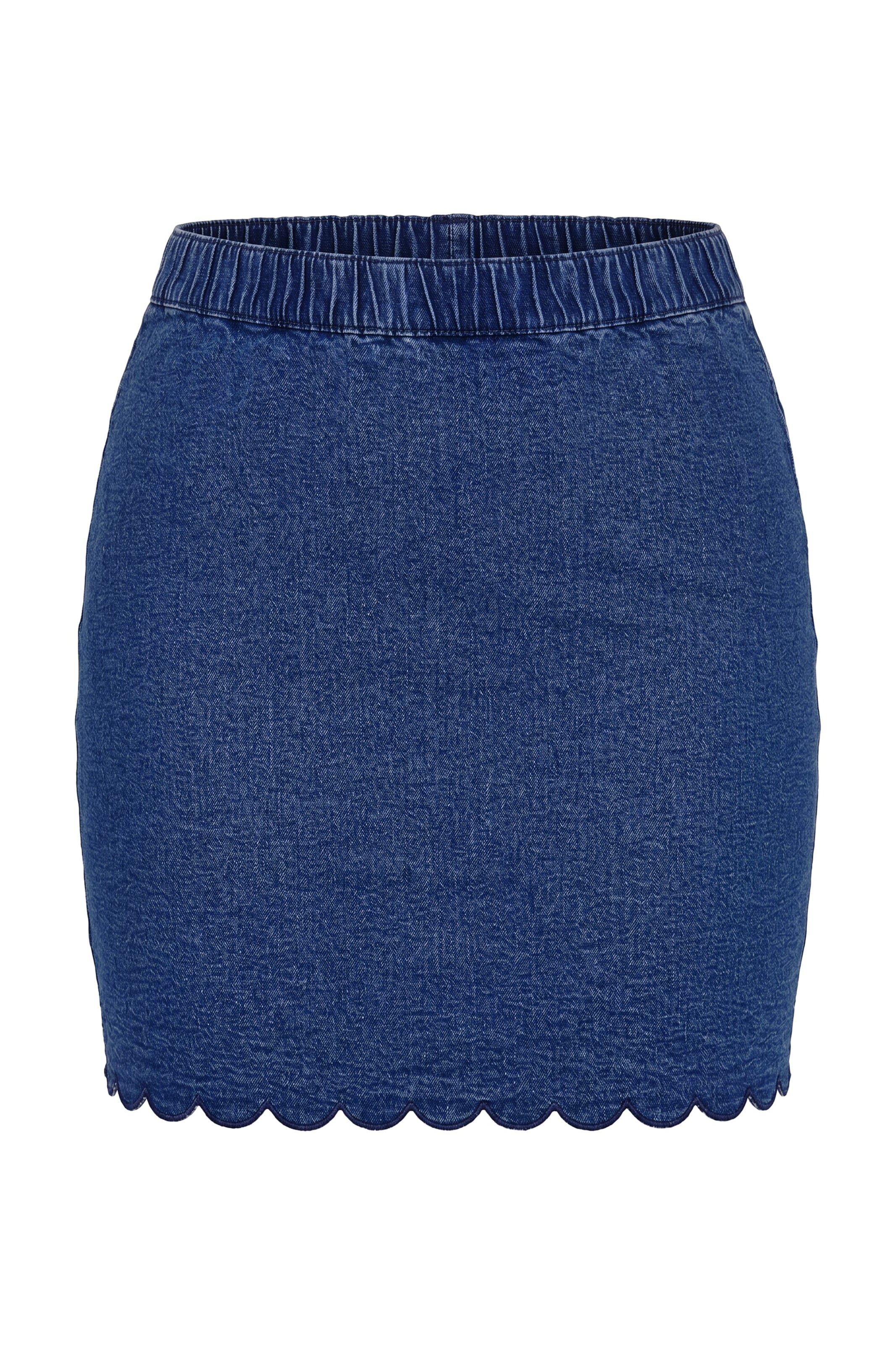MIAMODA Rok in Blauw: voorkant
