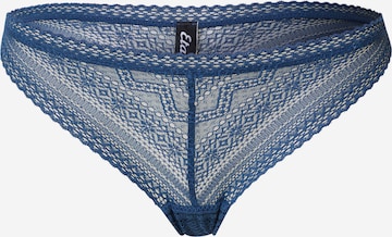 ETAM Thong 'SUBLIME WE CARE' in Blue: front