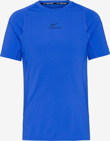 NIKE Performance Shirt 'NPT' in Blue: front