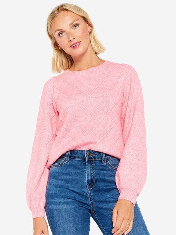 Pull-over LolaLiza en rose : devant