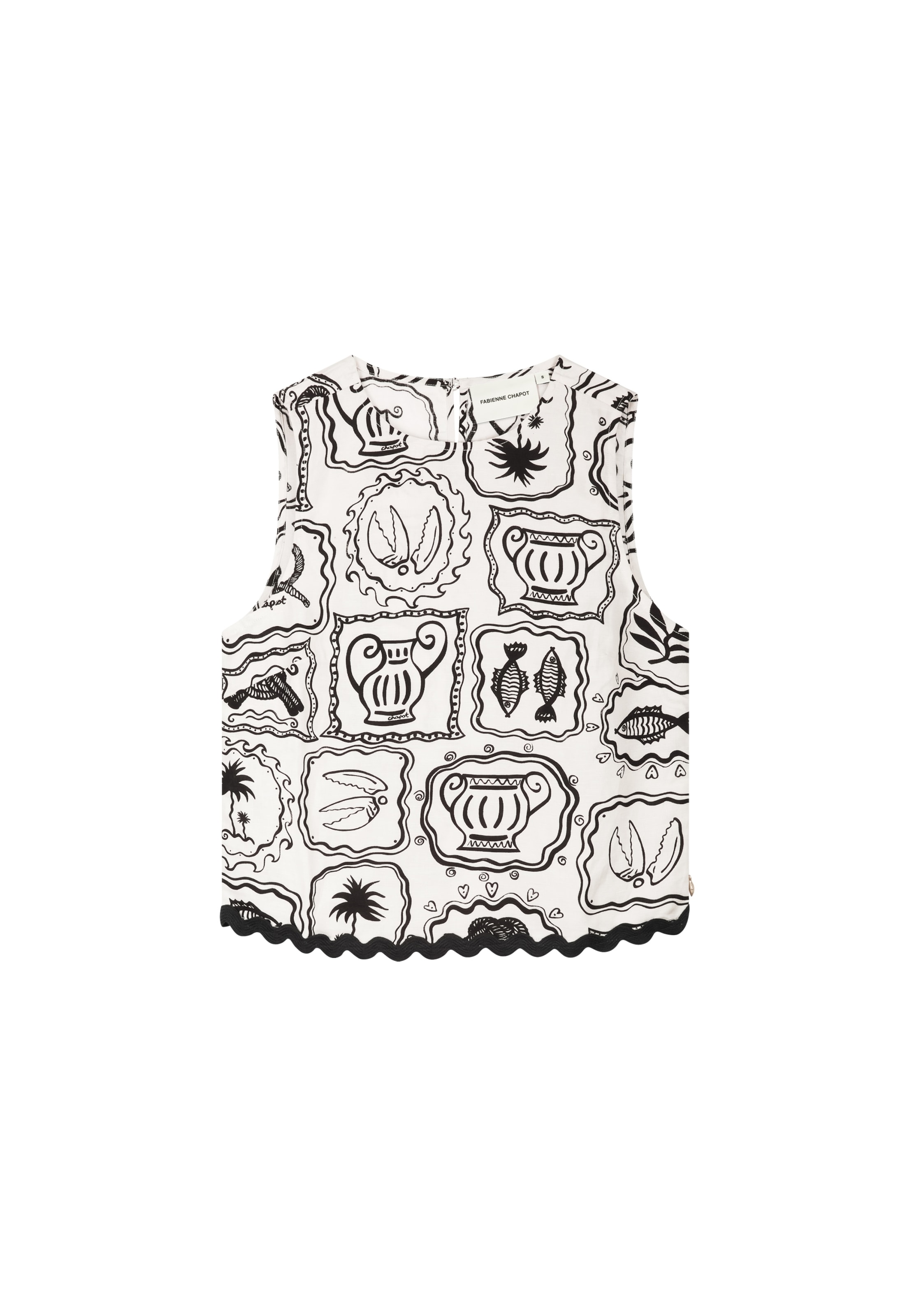 Fabienne Chapot Blouse in White: front