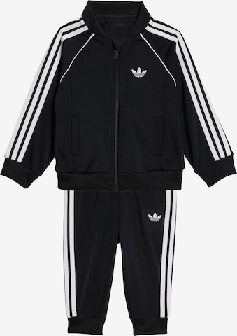 ADIDAS ORIGINALS Joggingpak 'Sst' in Zwart: voorkant