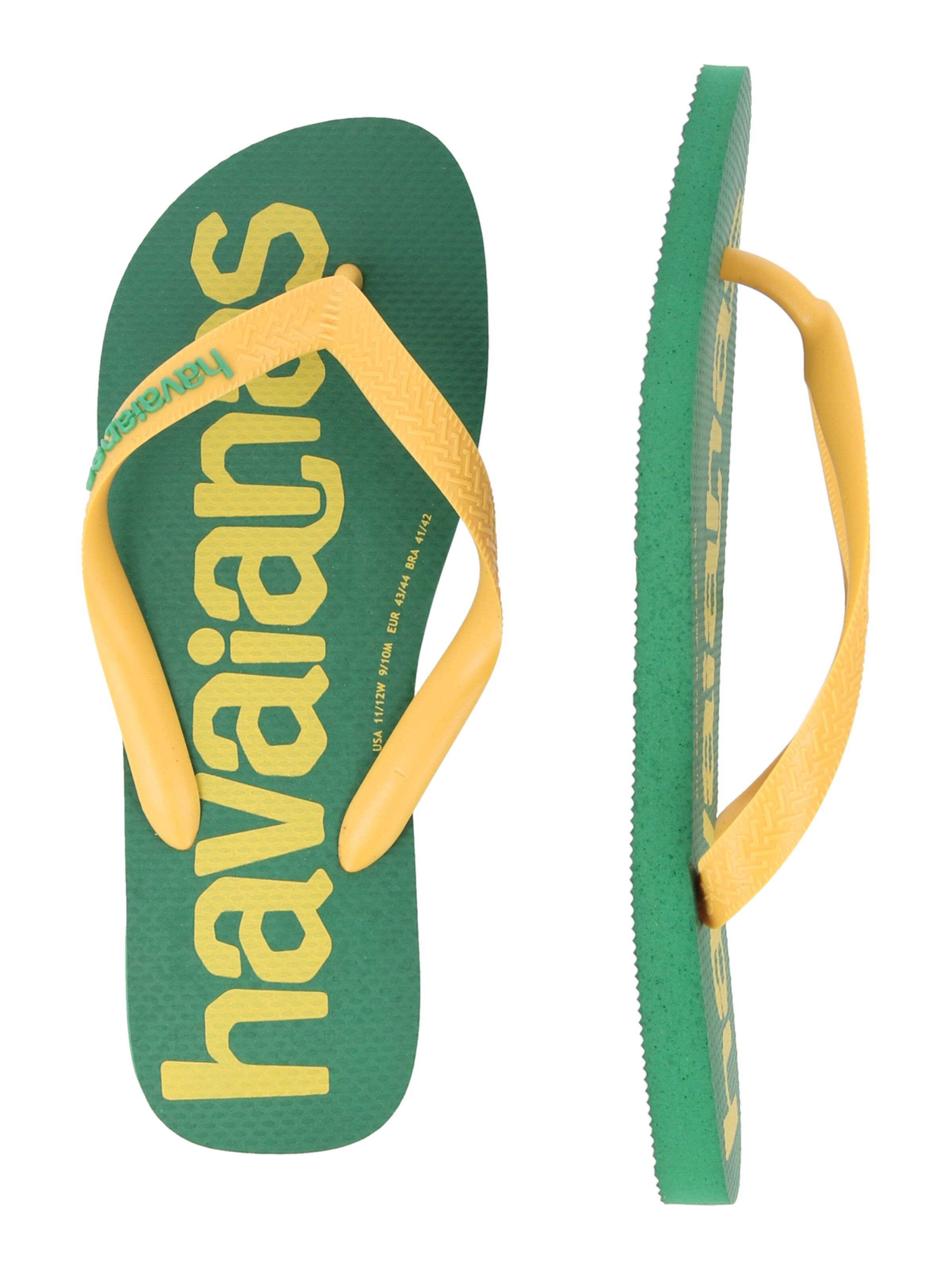 HAVAIANAS Japonki 'TOP LOGOMANIA 2' w kolorze zielony