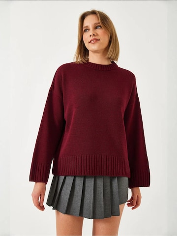 Pull-over 'Pullover' Bianco Lucci en rouge
