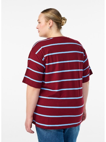 Zizzi Shirt 'Eofelia' in Rood