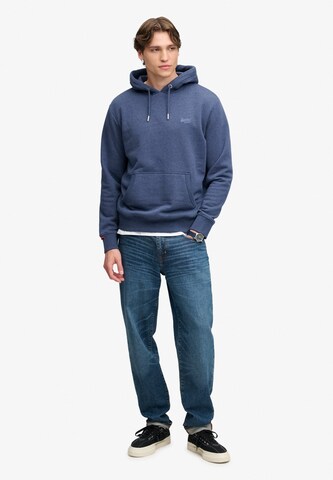 Superdry & Co Mikina 'ESSENTIAL' – modrá