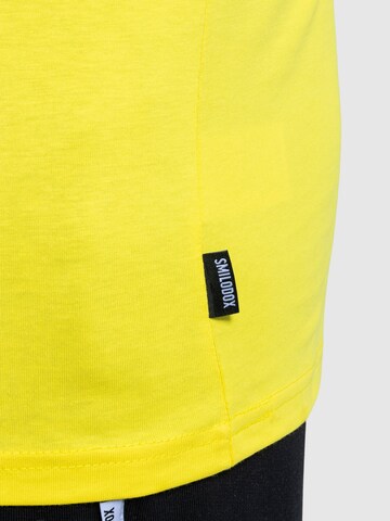 Smilodox Shirt 'Richard' in Gelb