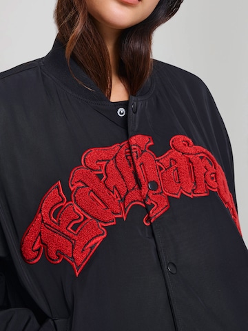 Ed Hardy Between-Season Jacket 'Gothic Flaming Eagle' in Black