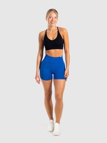 Coupe slim Pantalon de sport 'Issy' Smilodox en bleu