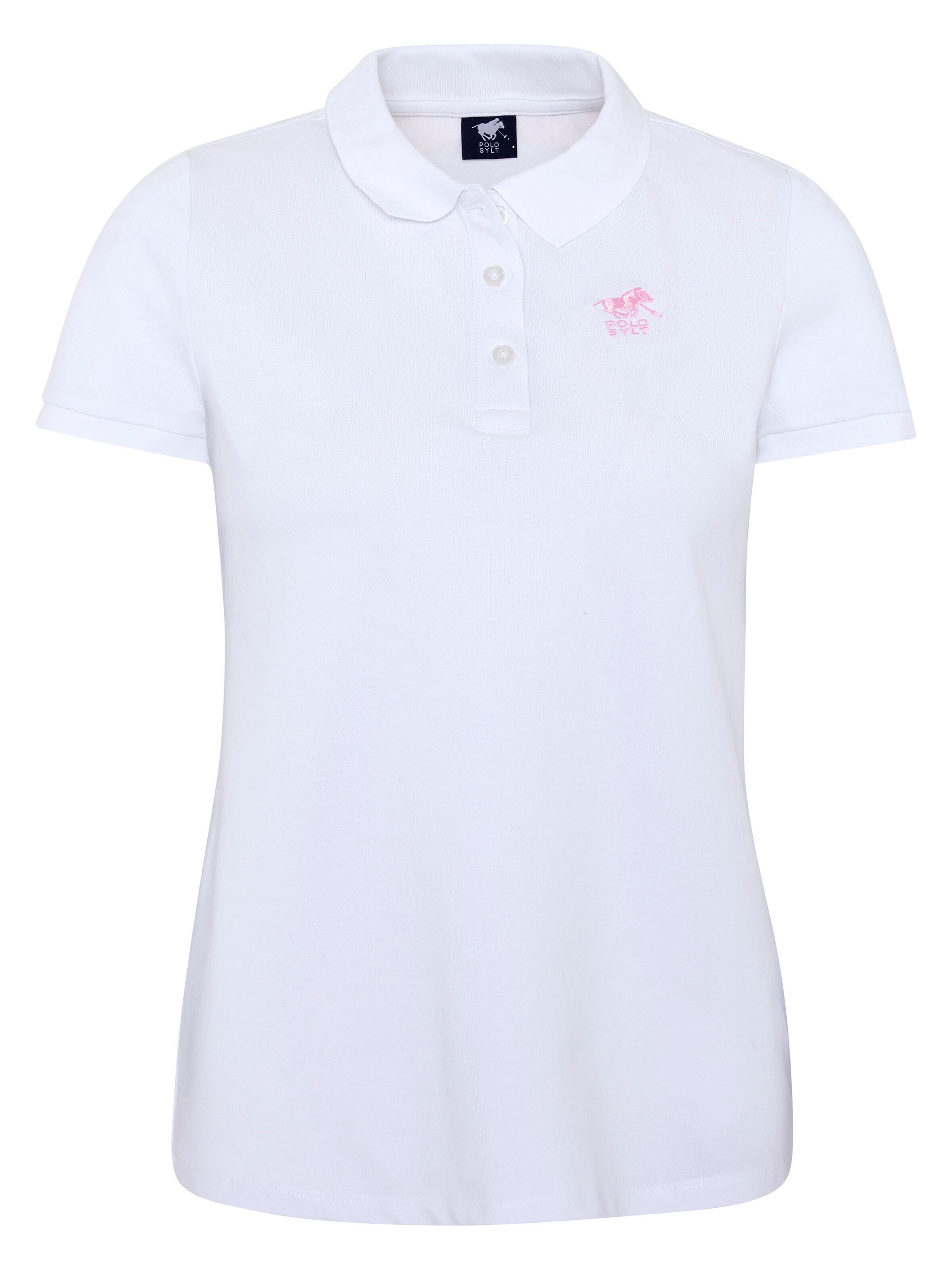 Polo Sylt Shirt in White: front