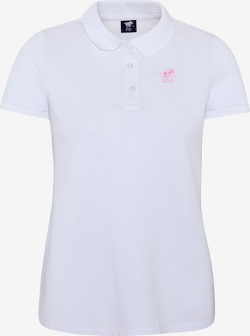 Polo Sylt Shirt in White: front