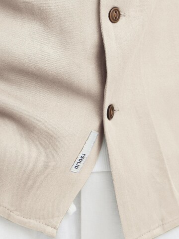 Fit confort Chemise ' SDPABLO ' !Solid en beige