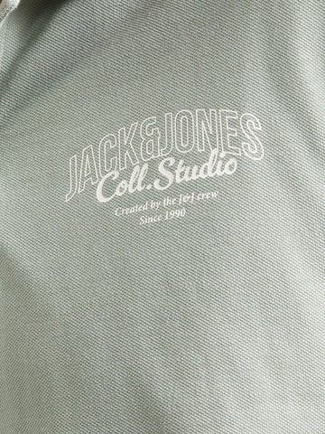 JACK & JONES Μπλουζάκι 'JJMAKOTO' σε πράσινο