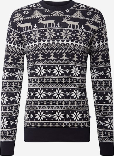 Kronstadt Kampsun 'Ugly X-mas' must / valge, Tootevaade