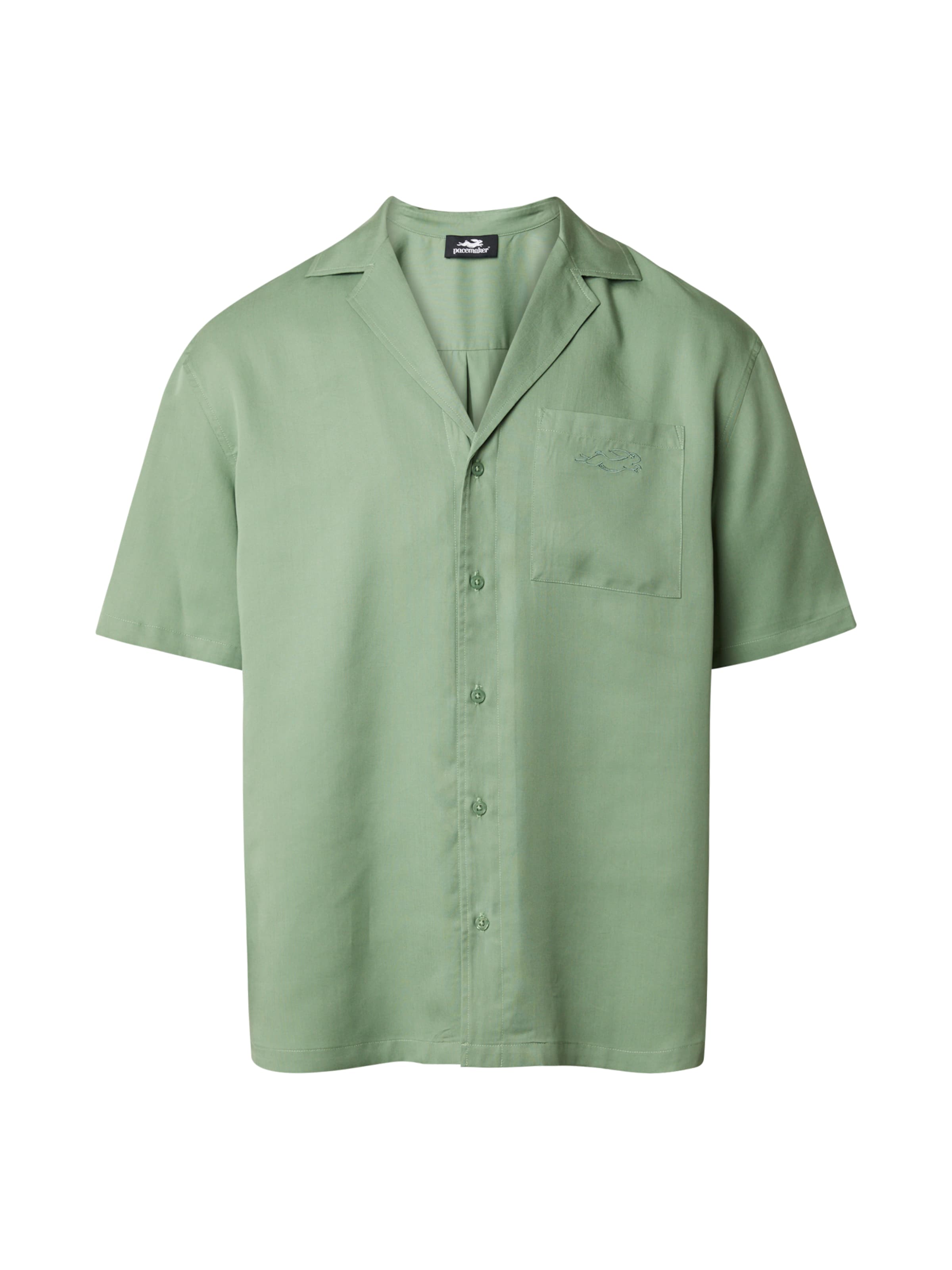 Pacemaker Средняя посадка Рубашка &#x27;Kuzey&#x27; в Зеленый: спереди
