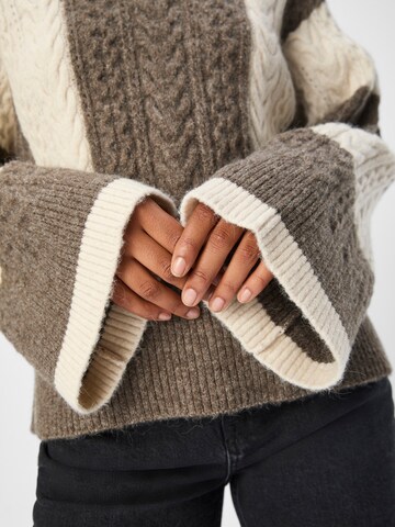 OBJECT Pullover 'OBJRosa' in Braun