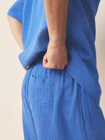 Next Pyjama kort in Blauw