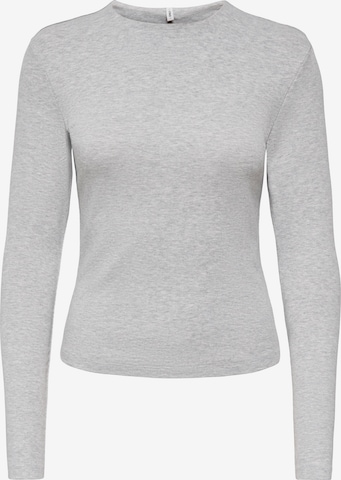 ONLY - Camiseta 'ONLRILEY' en gris: frente