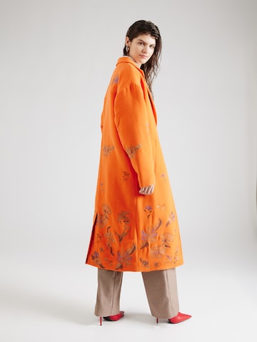 Manteau mi-saison 'Camellia' Elias Rumelis en orange