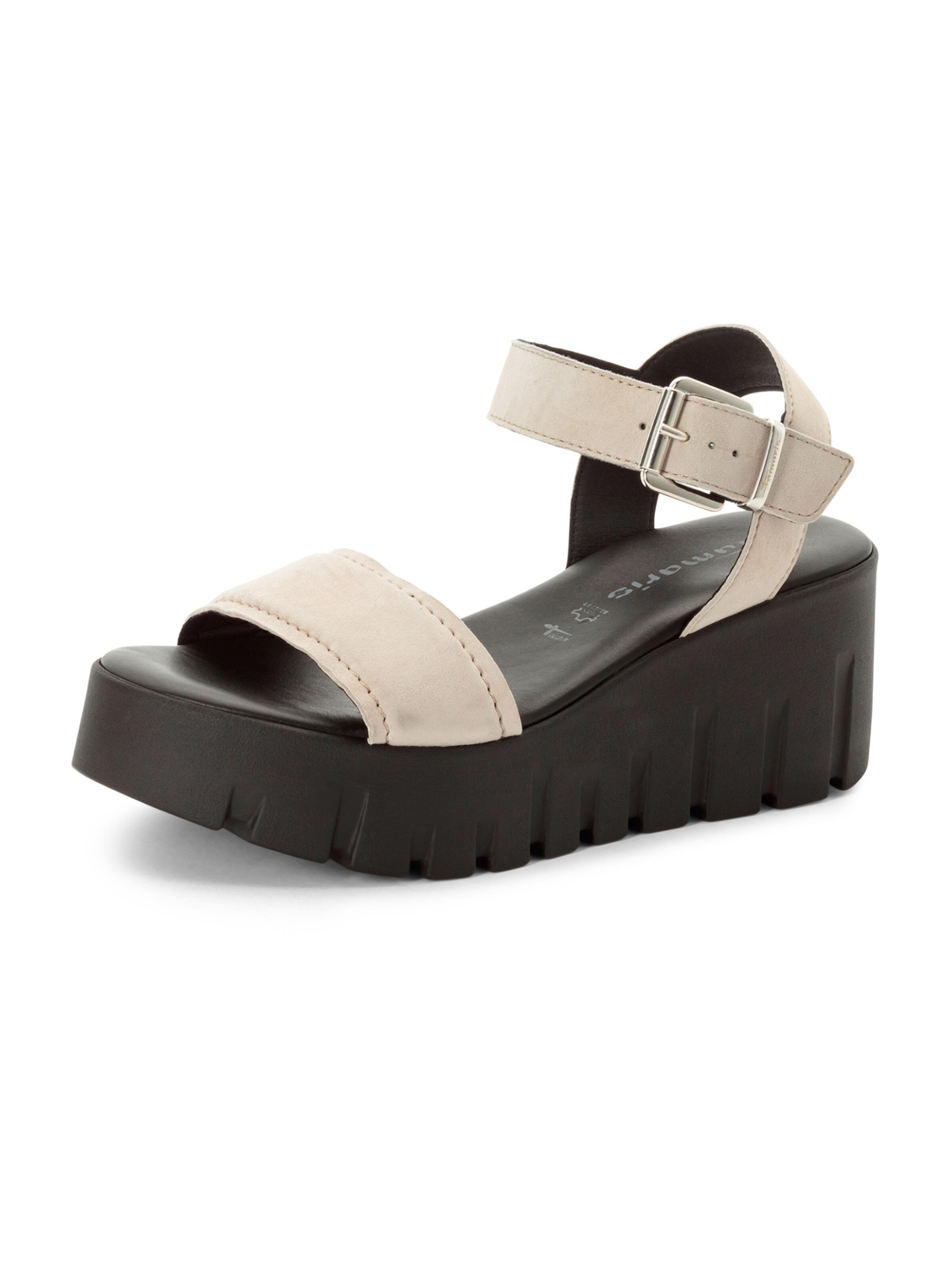 Tamaris Sandaal in de kleur Taupe, Productweergave