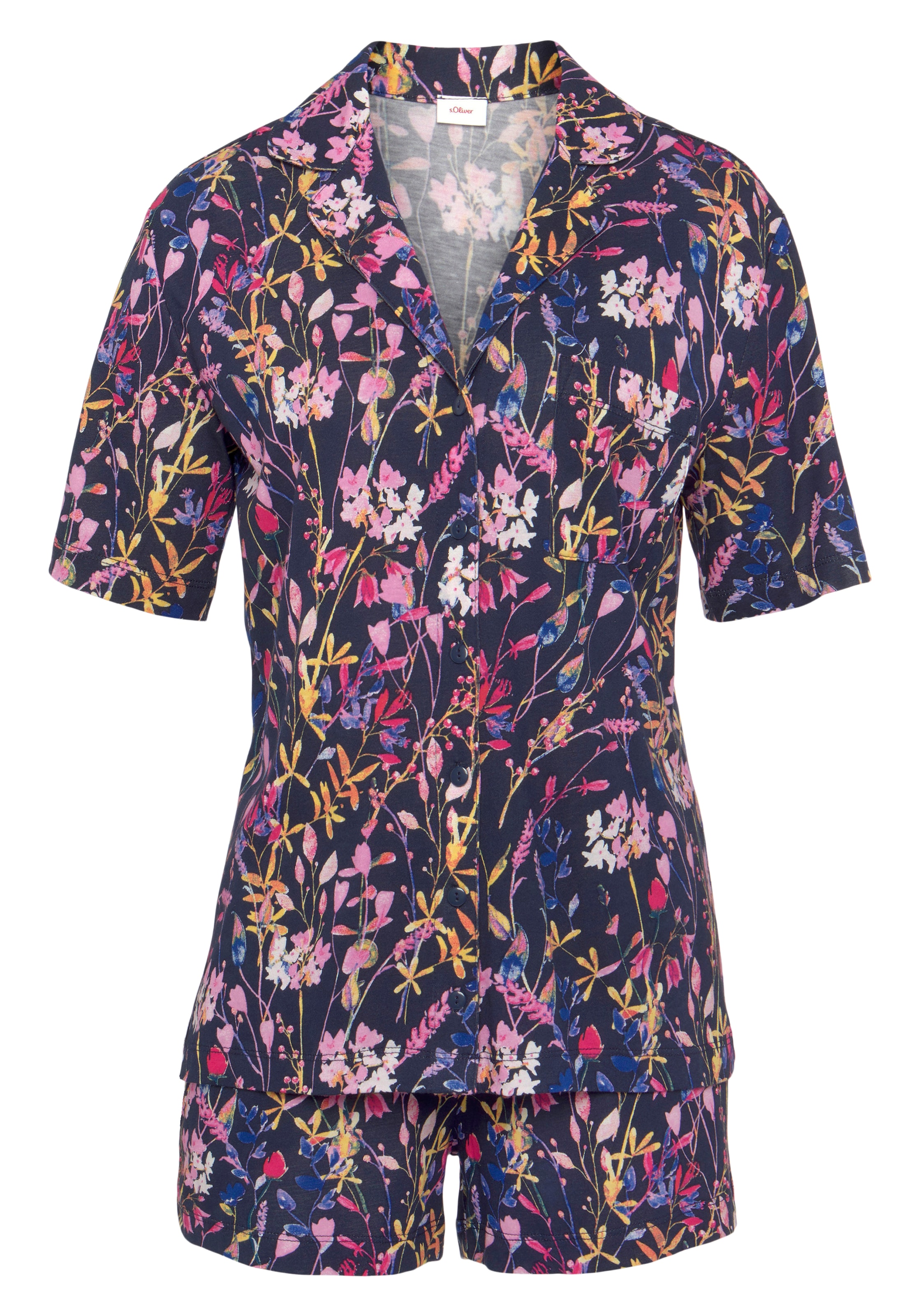 s.Oliver Шорты в Синий: спереди