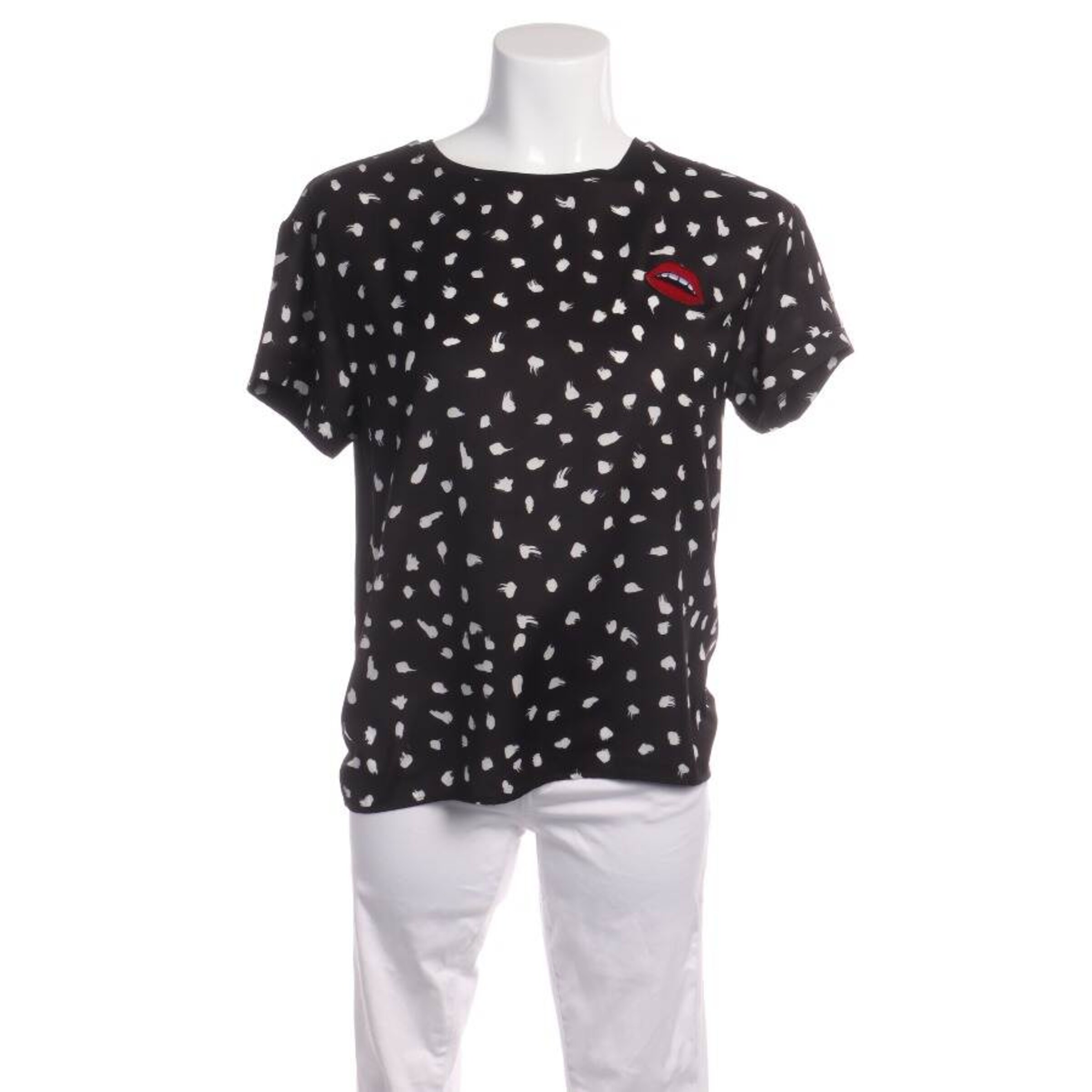 HUGO Top & Shirt in XS in Black: front